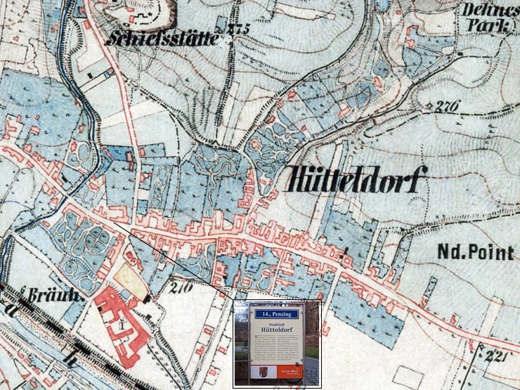 Htteldorf im Jahre 1872