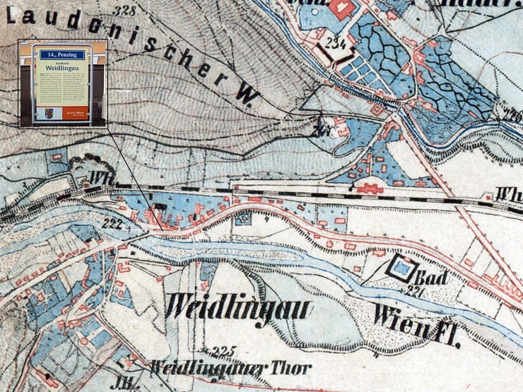 Weidlingau im Jahre 1872