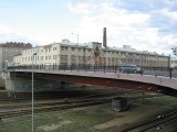 Ameisbrücke mit Fabriksgebäude Fa. GEBE