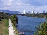 Blick auf die Donaucity