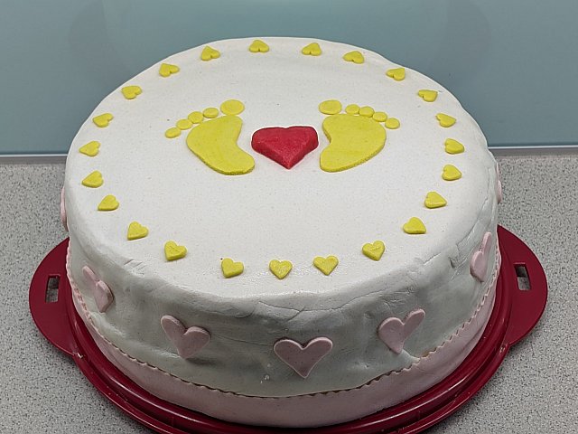 Babyparty-Torte fr Bettina